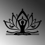 Wallity Yoga 30 Escultura de pared en Negro